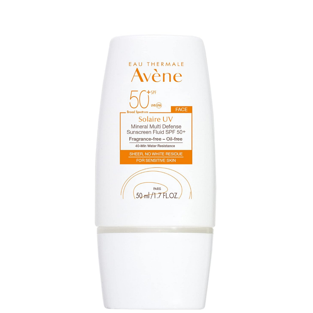 Avène Solaire UV Mineral Multi-Defense Sunscreen Fluid SPF50+ 50ml / 1.7oz