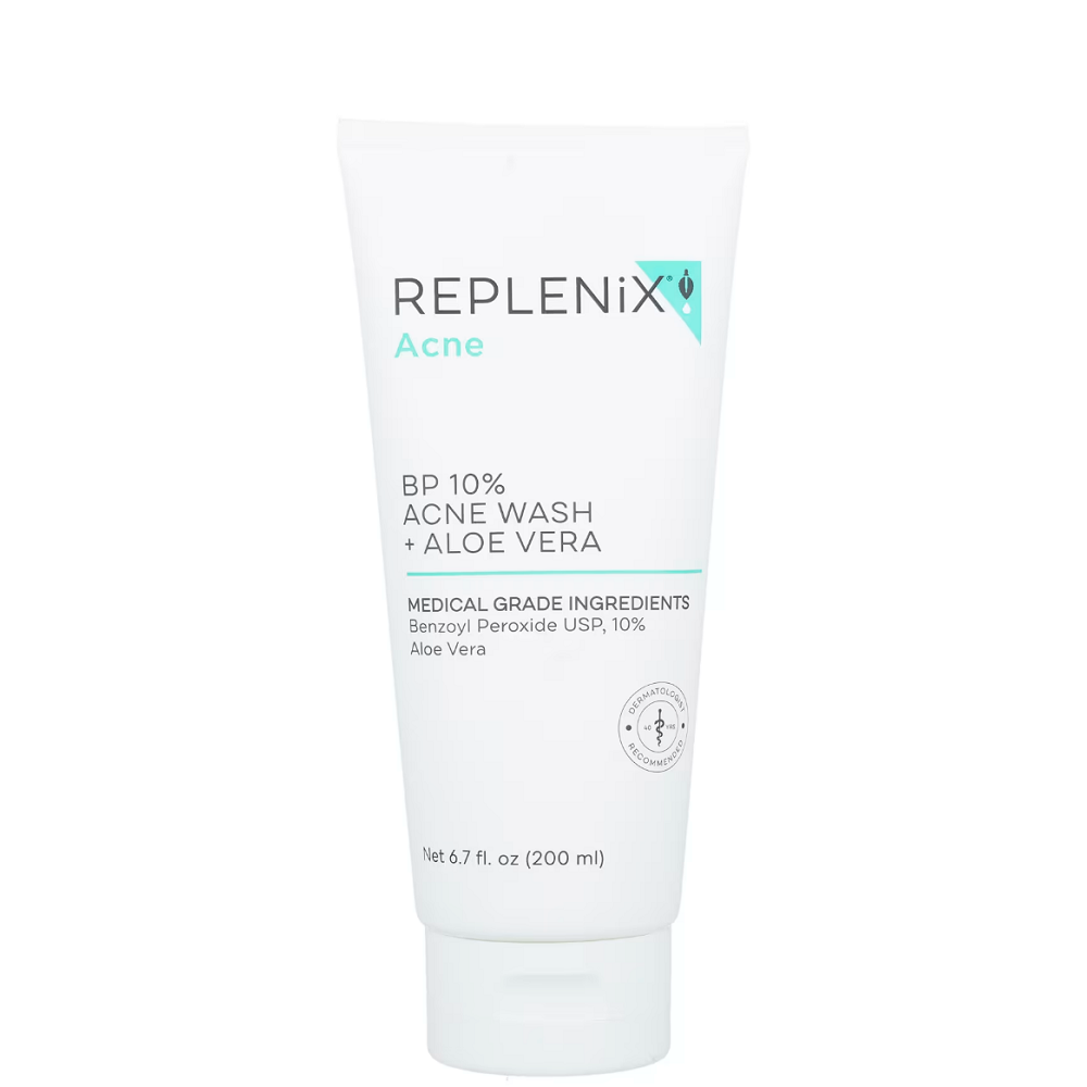 Replenix Acne BP 10% Acne Wash + Aloe Vera 200ml / 6.7oz