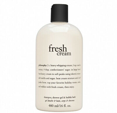 Products Philosophy Fresh Cream Shampoo, Shower Gel & Bubble Bath 480 ml 