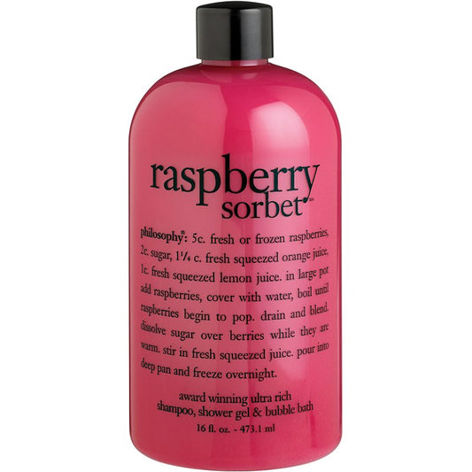 Products Philosophy Raspberry Sorbet Shampoo, Shower Gel & Bubble Bath 480 ml