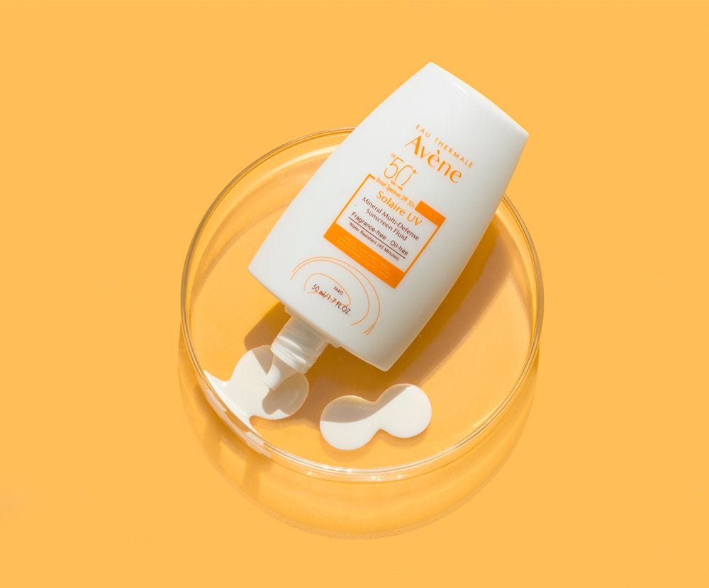 Avène Solaire UV Mineral Multi-Defense Sunscreen Fluid SPF50+ 50ml / 1.7oz