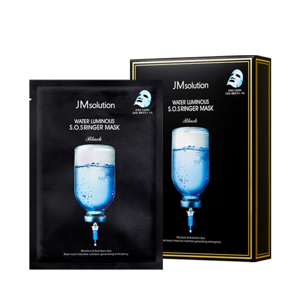 JMsolution Water Luminous S.O.S Ringer Mask box packaging and item